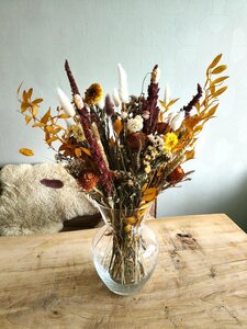 droogbloemen boeket op maat gemaakt