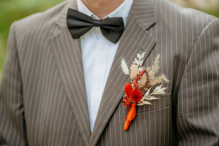 Corsage voor de man 