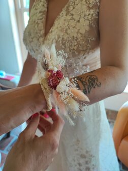 Duurzame Bohemian Droogbloemen Corsage