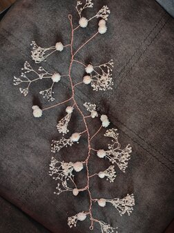 Haar sieraad bloemen slinger