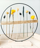 Droogbloemen krans bloomring DIY