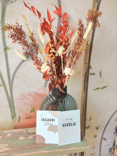Droogbloemen boeket BIES