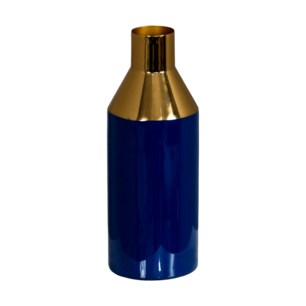 Vaas gouden hals BLUE Vaas gouden hals BLUE