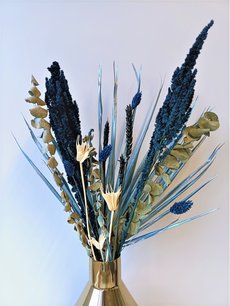 Droogbloemen boeket BLUE MONDAY Droogbloemen boeket BLUE MONDAY