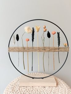 Droogbloemen krans bloomring RUSTIEK Droogbloemen krans bloomring RUSTIEK