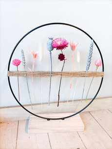 Droogbloemen krans bloomring SUMMER TIME Droogbloemen krans bloomring SUMMER TIME