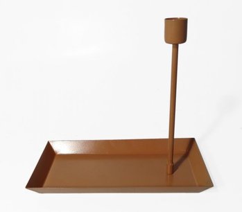 Kandelaar tray terra Kandelaar tray terra