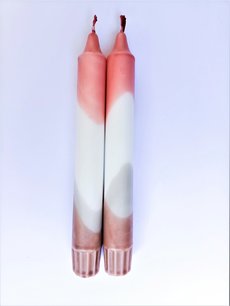Dip Dye kaarsen BROWN BLOSSOM Dip Dye kaarsen BROWN BLOSSOM