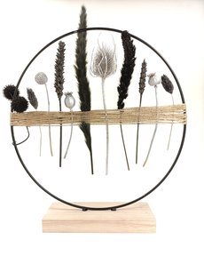 Droogbloemen krans bloomring METALIC Droogbloemen krans bloomring METALIC