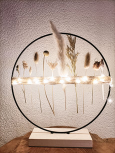 Droogbloemen krans bloomring LIGHT Droogbloemen krans bloomring LIGHT