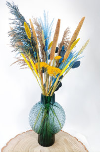 Droogbloemen boeket BLUE MONDAY Droogbloemen boeket BLUE MONDAY