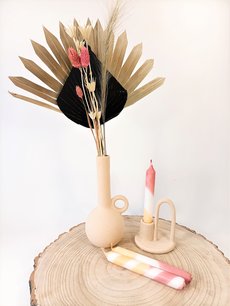 Droogbloemen set Earthenware Beige Droogbloemen set Earthenware Beige
