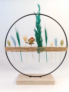 Droogbloemen krans BLOOMRING GREEN Droogbloemen krans BLOOMRING GREEN