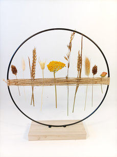 Droogbloemen krans bloomring RUSTIEK Droogbloemen krans bloomring RUSTIEK