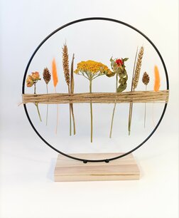 DIY pakket Droogbloemen krans bloomring DIY pakket Droogbloemen krans bloomring